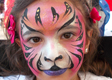 Cheetah Face Painting