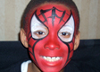 Spiderman Face Painting