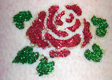 Rose Glitter Tattoo