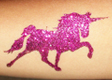 Unicorn Glitter Tattoo