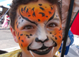 Cheetah Face Painting