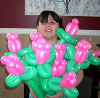 Balloon Flower Boquet