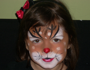 Rulolph Face Painting